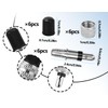 Lhbwhiz Set of 6 Bicycle Valves Set, German Bicycle Valve