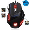 zelotes Gaming Mouse 7 Button Wired LED 7200 DPI Optical