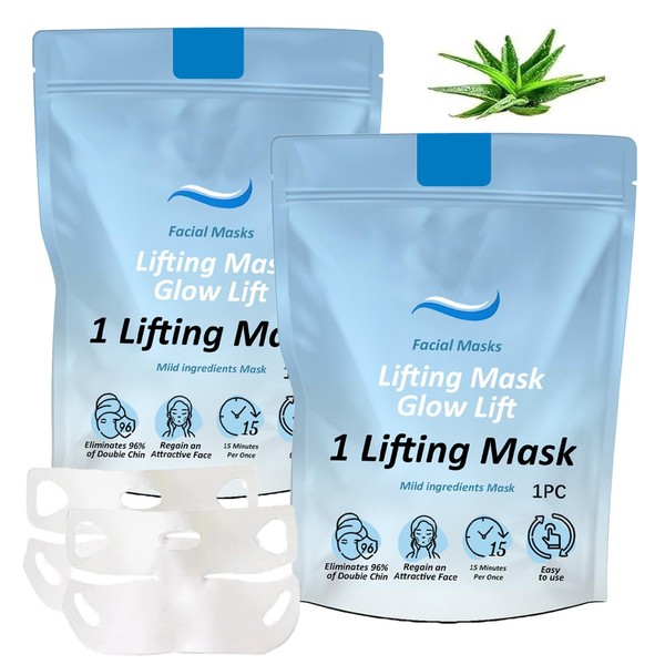 2PCS Chinology Double Chin Lifting Mask, Double Chin Reducer for