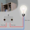 Tabanzhe Cupboard Door Switch-2 Pack Cupboard Door Light Switch 1A