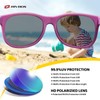 RIVBOS Kids Sunglasses for Girls Boys with Strap Polarized UV