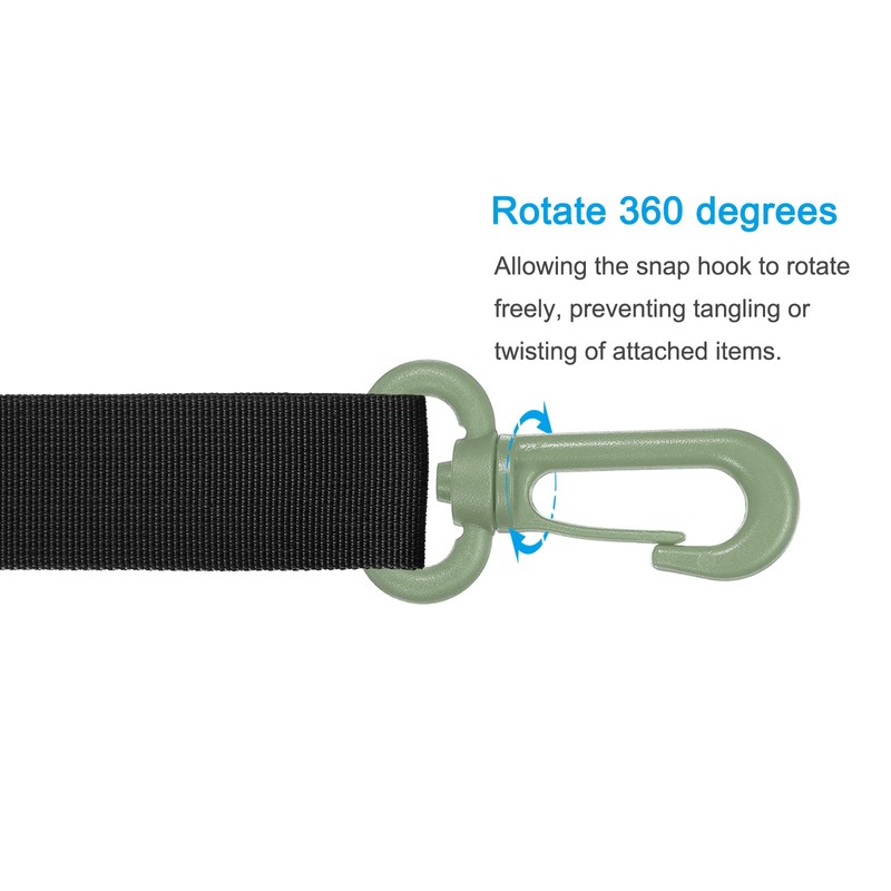 PATIKIL Plastic Swivel Carabiner Hook for Travel Sports Backpack Luggage