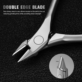 FERYES Stainless Steel Model Nippers - Ultra-Precision Model Tools Gundam Nipper for Hobbyists, Ergonomic Design Model Cutter for Plastic Model Kits