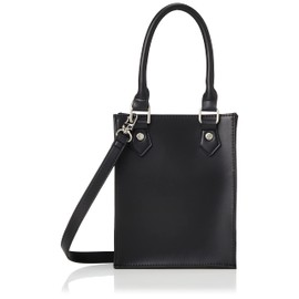 Rename Men's Women's Square Shoulder Bag, Crossbody Bag, Compact Bag, black (2)