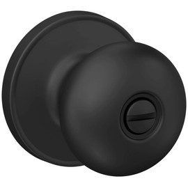 Schlage J40STR622 Schlage J40-STR Stratus Privacy Door Knob Set with Round Rose from The J Series
