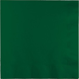 Creative Converting Table Needs, 3 Ply Dinner Napkin, Party Supplies, Hunter Green, One Size, 25ct