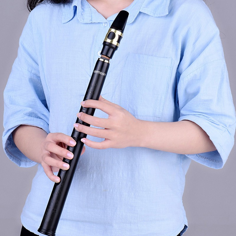 ammoon Mini Pocket Bb Saxophone Sax ABS with Alto Mouthpieces
