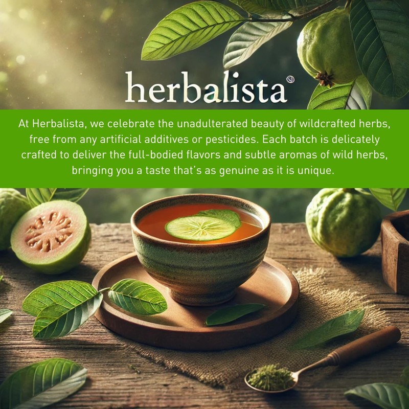 Herbalista - Wildcrafted Whole Guava Leaf Tea | 4oz (113g),