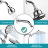 Cobbe Shower Arm with Flange and Teflon Tape, 6-Inches Wall