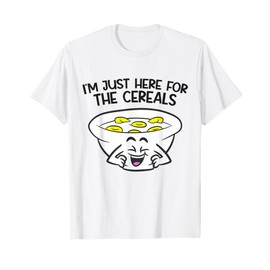 I'm Just Here For The Cereals Funny Cornflakes Cereals T-Shirt