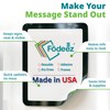 Fodeez 8.5x11 Self Adhesive Peel & Stick Document Holder for