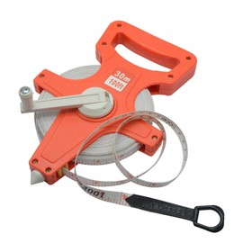 POWERTOOL 30M 100Ft Fiberglass Tape Measure with Double-Sided Scales and ABS Case