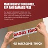 Merrimen Strong Heavy Duty Fragile Packaging Tape - 3 Rolls