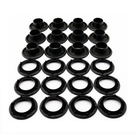 C.S. Osborne 12 Sets Dull Black Grommets & Spur Washers #B2-3 (15/32" Hole)