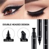 HhBdy Waterproof Eyeliner Stamp 4Pcs 2 in 1 Double Head