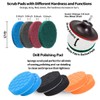 JUSONEY Drill Brush Scrub Pads 38 Piece Power Scrubber Cleaning