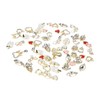 BIUDECO 60pcs DIY Alloy Nail Charms Baroque Style Nail Art