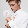 SUPERFINDINGS 8pcs 2 Styles Iron Bolo Tie Slider Clasp Bolo