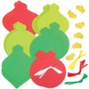 Baker Ross FE997 Christmas Bauble Weaving Kits - Pack of