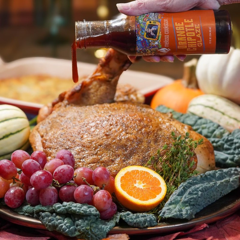 Melissa Cookston Orange Chipotle Glaze, Versatile Sauce for Marinating &