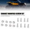 Exhaust Manifold Screw Set 205062044 Easy Installation Stainless Steel Pipe