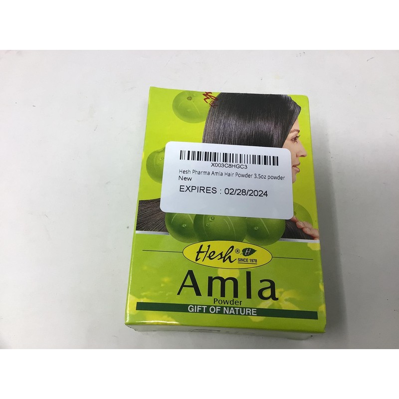 Hesh Amla Powder 3.5oz Hair Growth Treatment for Healthy Dark