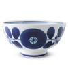 Hakusan Toki Tea Wan, Blue Bloom, Small, Approx. 4.3 x