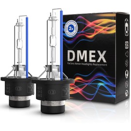 DMEX D4S HID Headlight Bulbs Xenon 35W Replacement 66440 42402 42402WX Headlamp - Pack of 2, 6000K Cool White