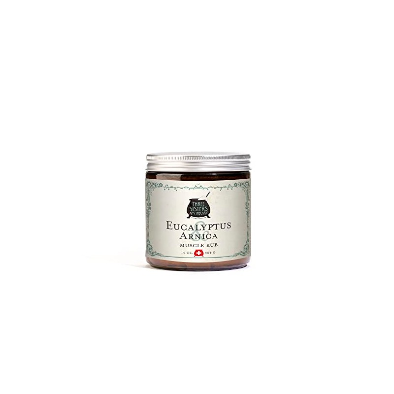 Three Sisters Apothecary Muscle Rubs 16 oz. (Eucalyptus with Arnica)