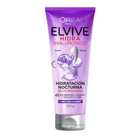 LOral Paris Tratamiento nocturno para el pelo con cido Hialurnico Elvive Hidra Hialurnico, hidratacin intensa para cabello deshidratado hasta 72...   