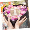 Baluue Heart Shaped Ring Storage Box Durable Jewelry Packing Case