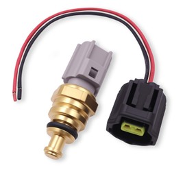 VEHICODE Engine Coolant Temperature Sensor, ECT Water Temp Sensor Compatible with Ford Explorer Ranger Mustang Escape Focus Fiesta Fusion Taurus F250 F350 F450 F550 Ecosport Escort, w/Connector