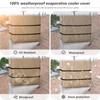 Alickwang Evaporative Cooler Cover,Heavy Duty 600D Rain and Snow Protection