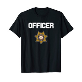 Security Officer Enforcement Badge Police Guards Uniform T-Shirt