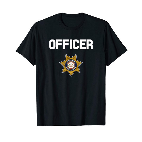 Security Officer Enforcement Badge Police Guards Uniform T-Shirt