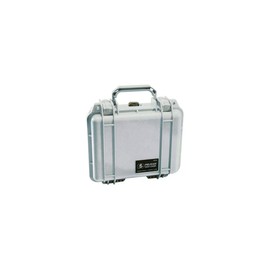 Pelican 1200 Case without Foam, Waterproof, Dustproof- Silver