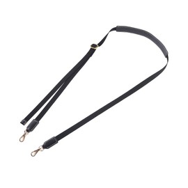 HANATORA TSS-Black Italian Leather Shoulder Strap