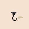Relight Hook Up Ceiling Hook Brass Black - Pack of