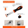Razor Blade Scraper,Long Handle Razor Scraper Tool for Removing Label,