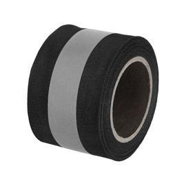 PATIKIL Reflective Tape Strip, 2"x 17 Ft High Visibility Reflective Tape Sew-on DIY Warning Safety Fabric Webbing for Clothing Raincoats, Black