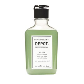 Depot No. 406 Transparent Shaving Gel. Brushless. 100ml