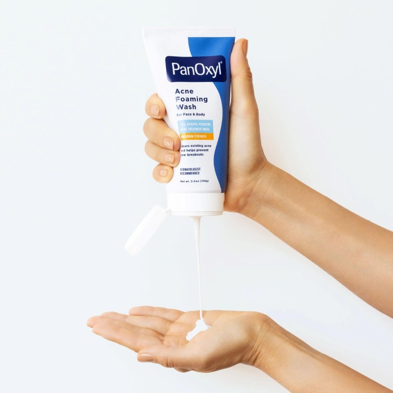 PanOxyl 10% Acne Foaming Wash 5.5 Ounce (Pack of 1)