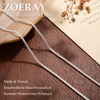 ZOERAY 2 x Anklets for Women Gold Silver 925 Waterproof