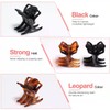 4-Piece Medium Hair Claw Clips for Women-Versatile Small Claw Clips
