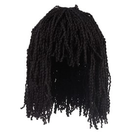 Antina's Lot of 3 Antina's Black Crimped Yarn 8" Doll Wigs