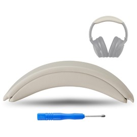 AHG V4 Upgrade QuietComfort headband cushion pad. Compatible w/Bose QuietComfort (2023 model) Headphones (White Smoke). Premium Design | Seamless DIY Assembly | Superior comfort/Durability