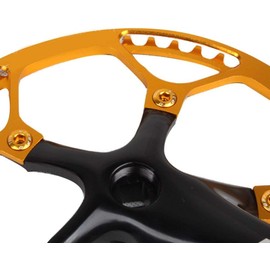 LANODO Bicycle Chainring Bolts, Double M8x8.5mm, Super Light, Aluminum, Alloy Bolts, Suitable for Road Bikes, Mountain Bikes, BMX, MTB, Set of 5