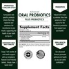 Oral Probiotics Supplement with Prebiotics - Supports Healthy Teeth Gums