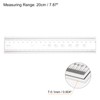 sourcing map Film Flexible Ruler 20 cm 0.1 mm Scale