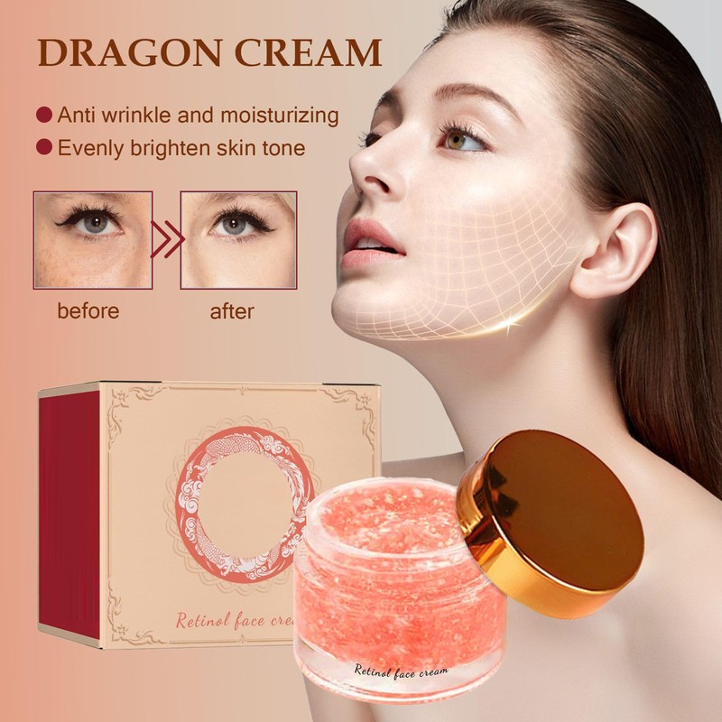 Hppsctink 2PCS Drachenblut-Crem,Straffende Gesichtscreme, Aufhellende Drachenblut-Creme, Feuchtigkeitsspendend & aufhellend, Straffende